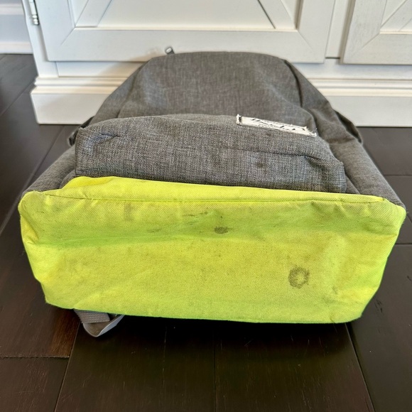 Herschel Supply Company Black and Lime Backpack